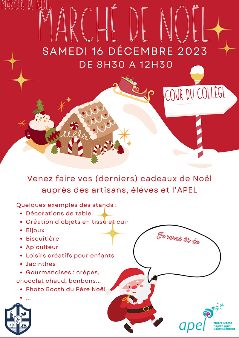 affiche marche noel 2023