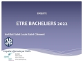 [BDIO] Que deviennent les bacheliers de SLSC ?