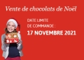 C'est parti pour notre vente de chocolats de Noël !