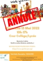 Annulation du Vide Grenier !